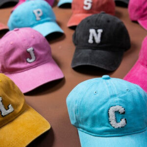 WASHED SHERPA INITIAL BASEBALL CAP 40HW705